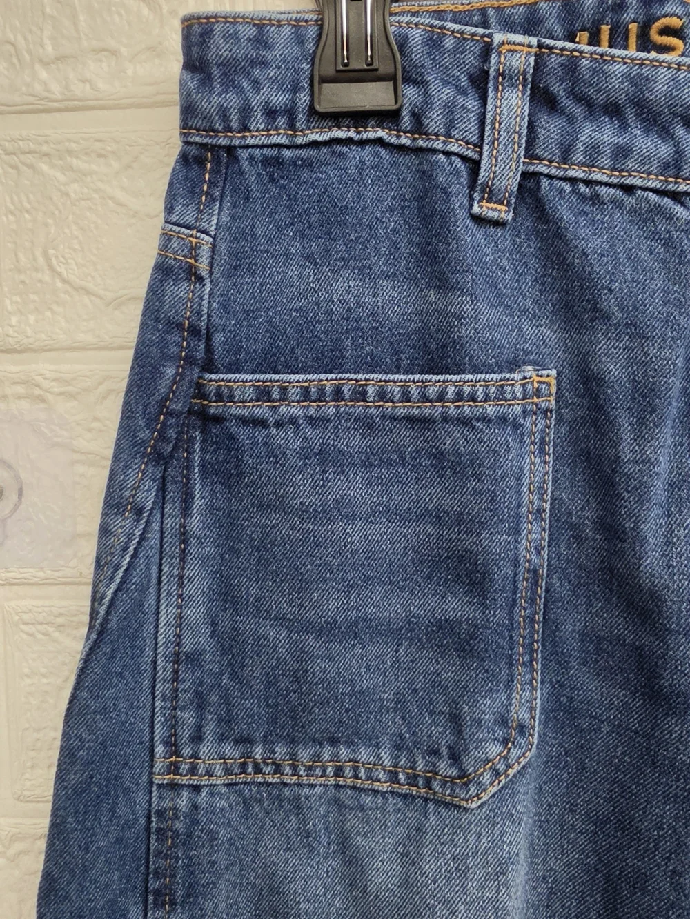 Justice Wide Leg Barrel Jeans, Size 10, Nwt
